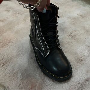 Dr. Martens Black and Brown Men's Boots